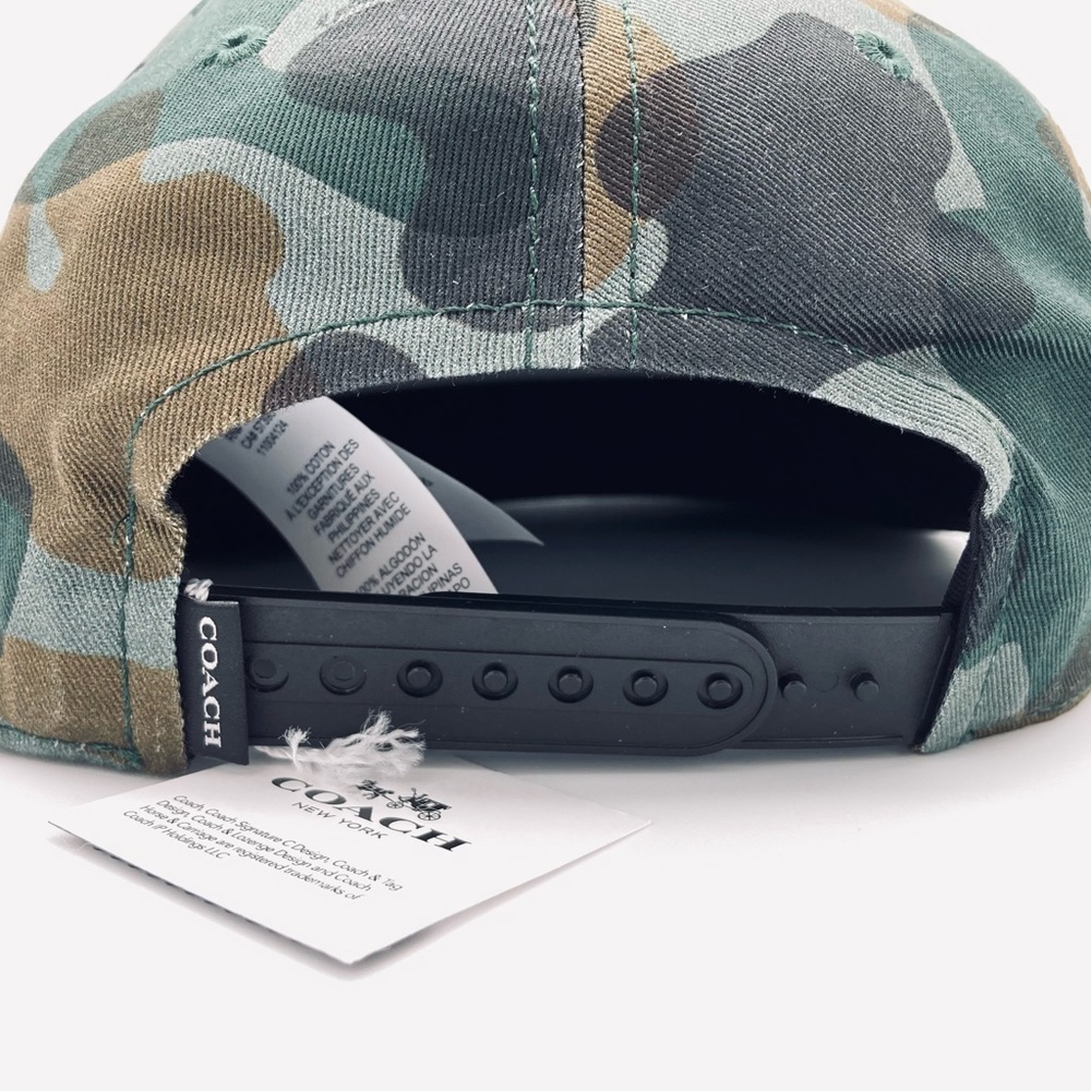 SOLD NWT COACH MEN  BANDANA CAMO BRIM HAT - Picture 8 of 9